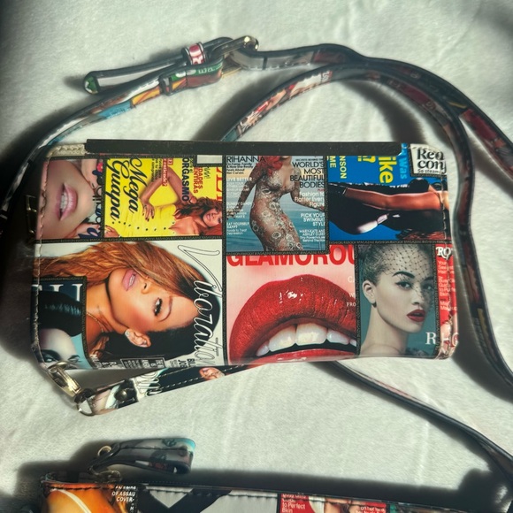 Vintage 90s Y2K Fashion Magazine Purse and Wallet Set - Picture 3 of 13